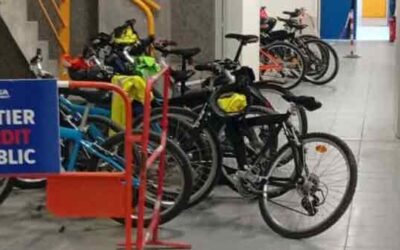 Les collégiens de Condorcet viennent à vélo au FabLab !